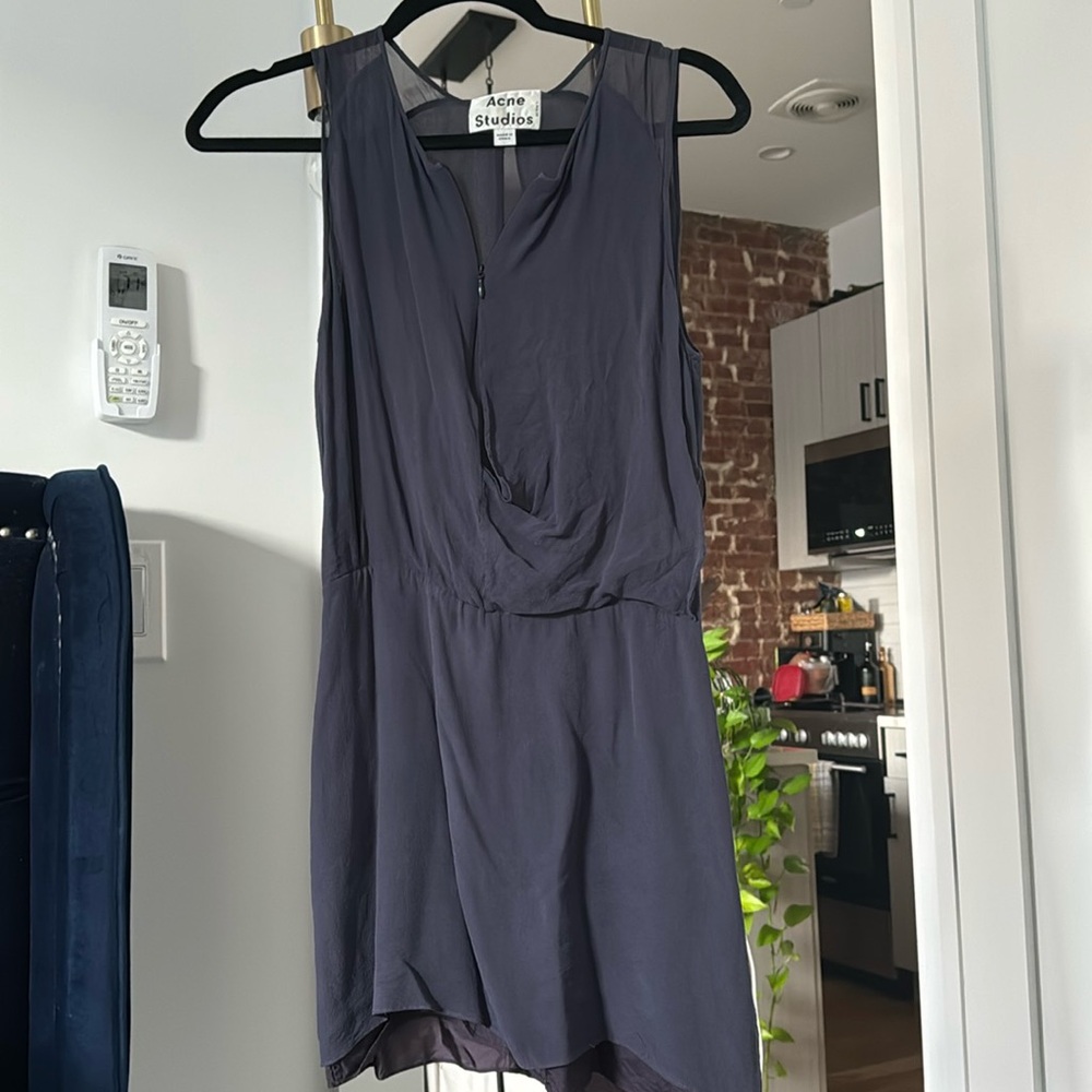 Acne studios silk dress